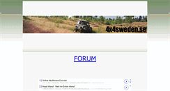 Desktop Screenshot of 4x4sweden.se