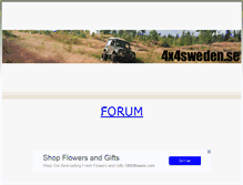Tablet Screenshot of 4x4sweden.se
