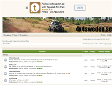 Tablet Screenshot of forum.4x4sweden.se